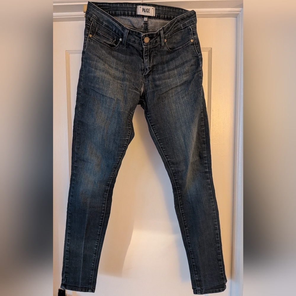 PAIGE Dark Blue Women Jeans
